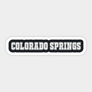 Colorado Springs Sticker